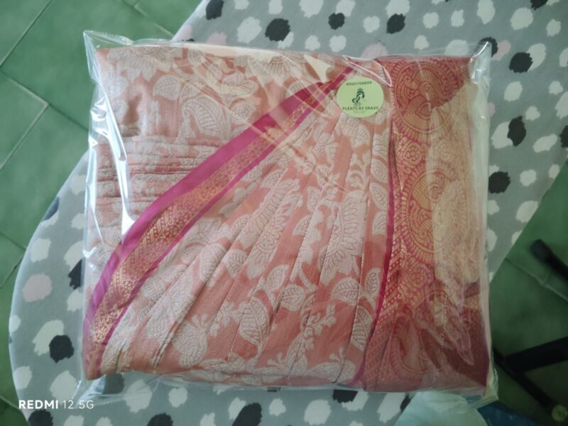 Saree pre pleating service at 249/-