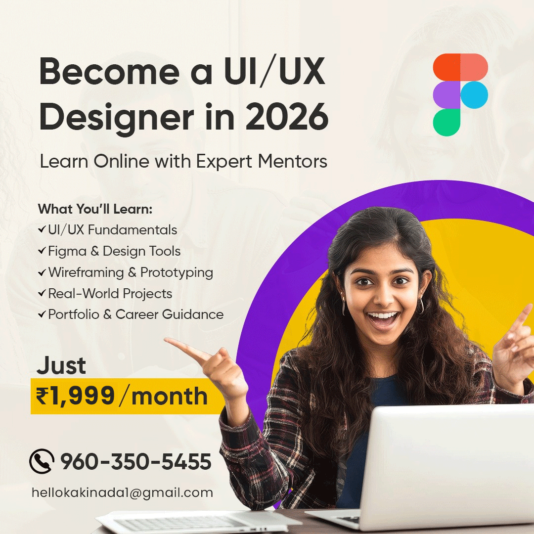 UI/UX Design Course – 2026 Enrollment