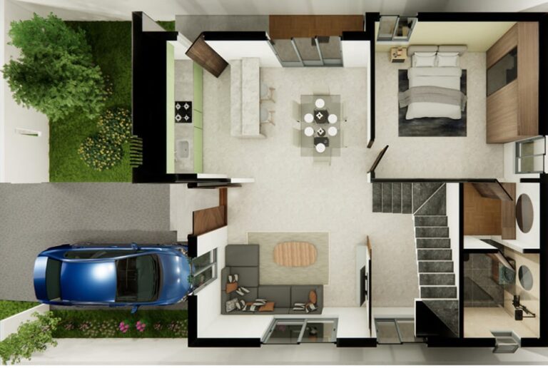 Under-construction duplex villa in Thimmapuram