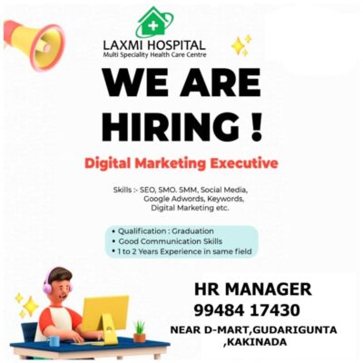 Digital Marketing Executive in Kakinada