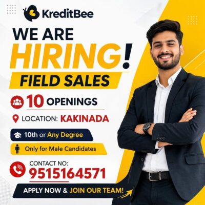 Field Sales Jobs in Kakinada | KreditBee Hiring 10 Openings