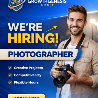 Commercial Photographer Jobs in Kakinada – GrowthGenesis Media