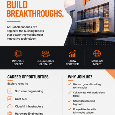 GlobalFoundries Hiring – Freshers / Engineers Apply Now 🚀