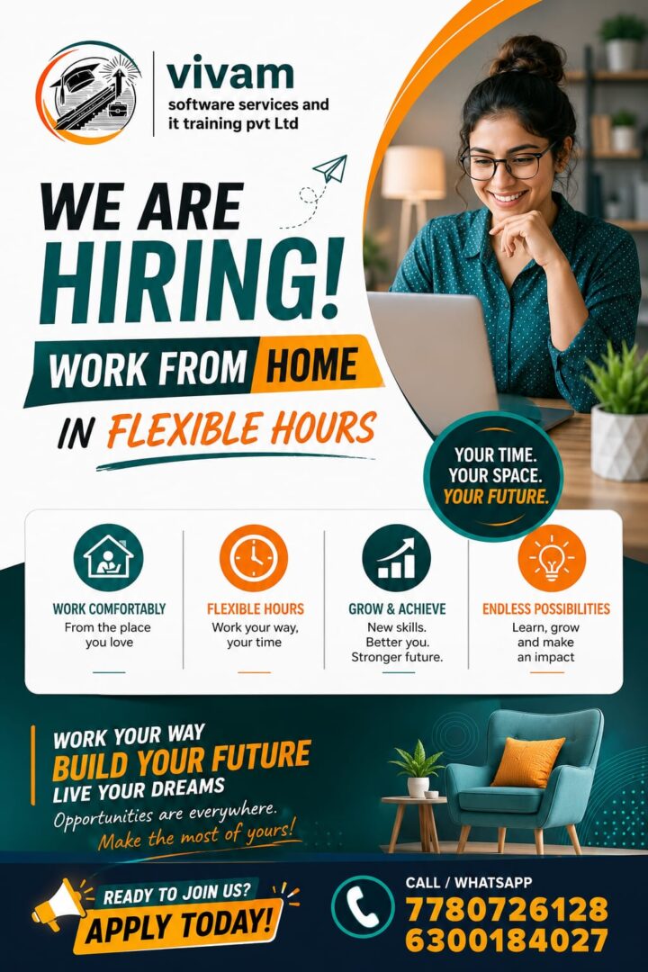 Work From Home Opportunities – Flexible Hours