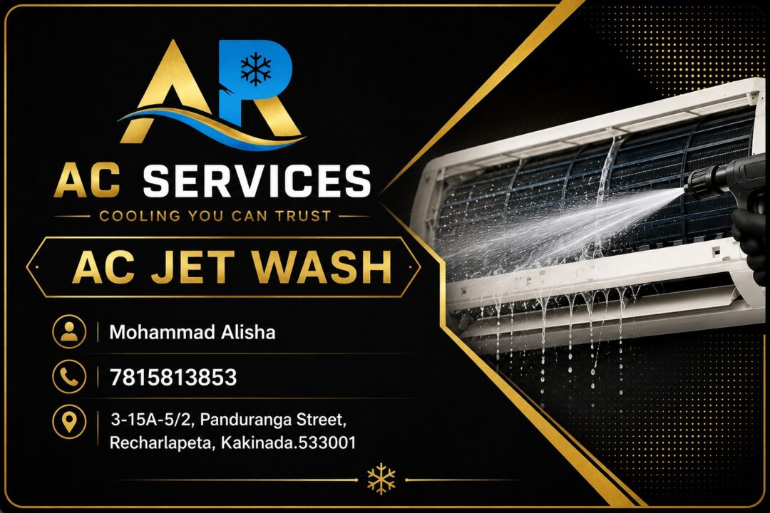 AR AC Services – AC Jet Wash & Repair in Kakinada