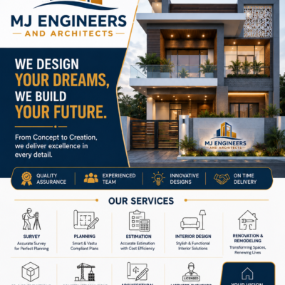 MJ Engineers & Architects in Kakinada | Design & Construction